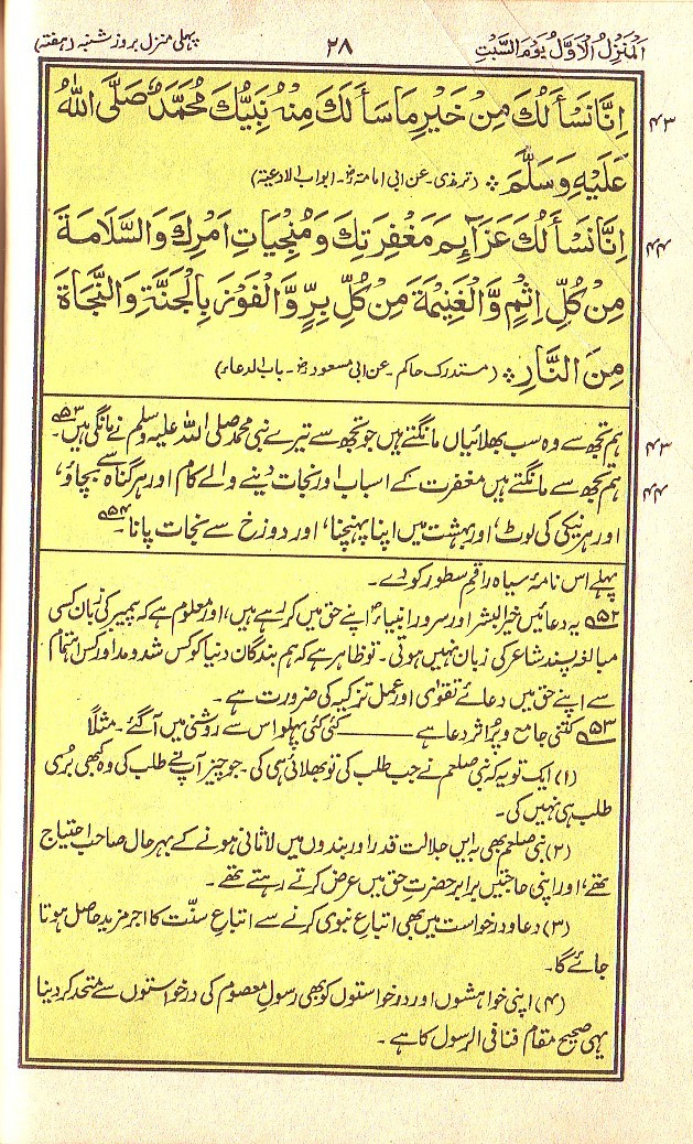 Manajat-e-Maqbool, Page 28