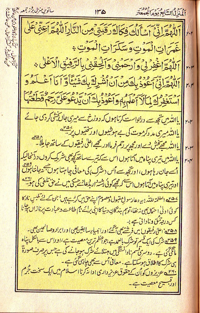 Manajat-e-Maqbool, Page 135
